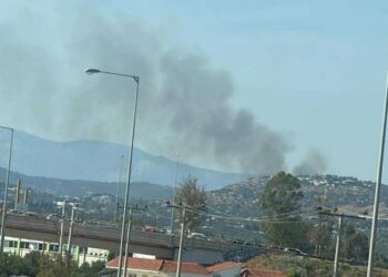 Yπό έλεγχο η φωτιά στην Παιανία – Πού υπάρχει διακοπή κυκλοφορίας (βίντεο)