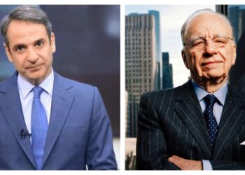 Για ψάρι στην Τήνο ο Κυριάκος Μητσοτάκης με τον μεγιστάνα των ΜΜΕ Ρούπερτ Μέρντοχ