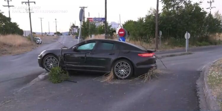 Τροχαίο στη Θέρμη: Ο οδηγός διέφυγε σπάζοντας την ηλιοροφή και αναζητείται