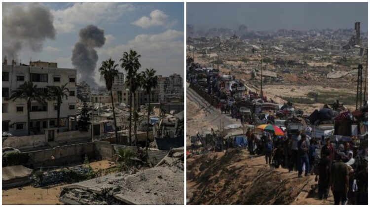 Γάζα ώρα μηδέν: Καραβάνια αμάχων στο δρόμο της προσφυγιάς – Το σημείο που ξεκίνησε η επίθεση του Ισραήλ