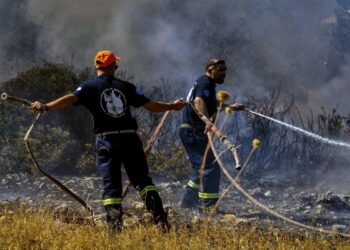 Χάρτης πρόβλεψης κινδύνου πυρκαγιάς για σήμερα, Πέμπτη
