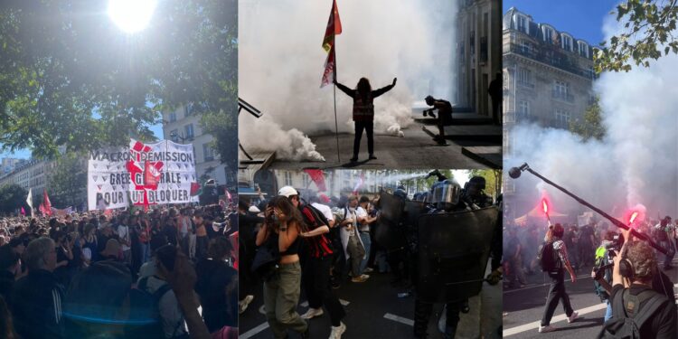 Εκρηκτικό το κλίμα στη Γαλλία: Πάνω από 1 εκατομμύριο διαδηλωτές στους δρόμους κατά της λιτότητας