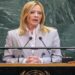 Μελόνι από το βήμα του ΟΗΕ: Δριμεία κριτική κατά της Ρωσίας και υπέρ του Ισραήλ