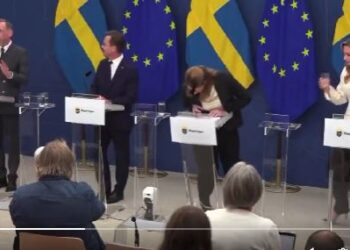 Κατέρρευσε σε…ζωντανή μετάδοση Σουηδή υπουργός (βίντεο)