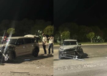 Παραλίγο τραγωδία στην Παραλιακή: Δύο 30χρονοι σώοι από σφοδρή σύγκρουση