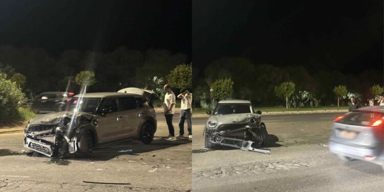Παραλίγο τραγωδία στην Παραλιακή: Δύο 30χρονοι σώοι από σφοδρή σύγκρουση