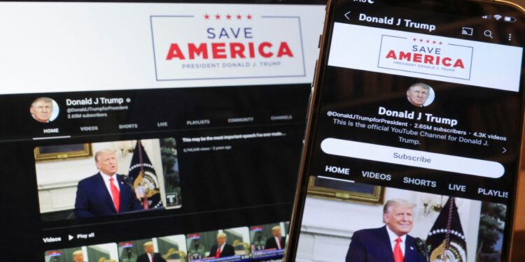 Τραμπ: Η υπόθεση κατά του YouTube «έκλεισε» με 22 εκατ. δολάρια αποζημίωση