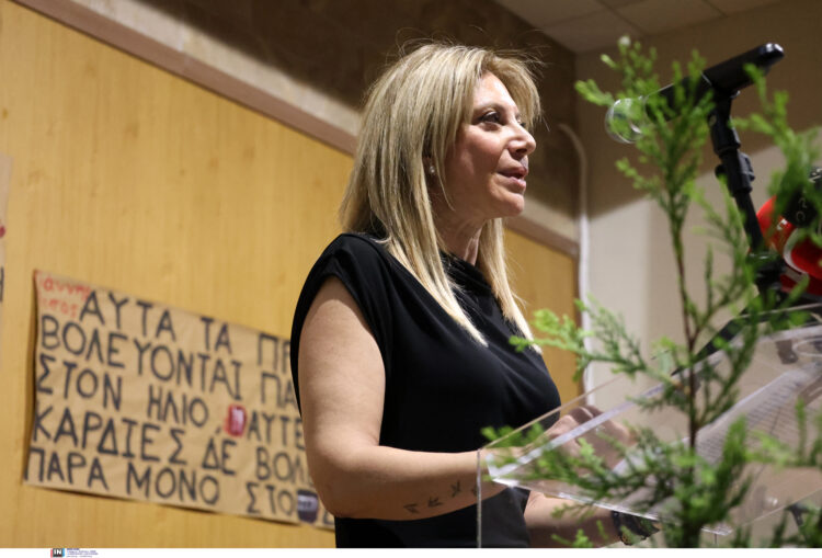 Η Μαρία Καρυστιανού οραματίζεται πολιτική με άλλης ποιότητας πολιτικούς