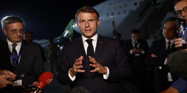 O Μακρόν «συνεχίζει να ανησυχεί» για τη Χαμάς