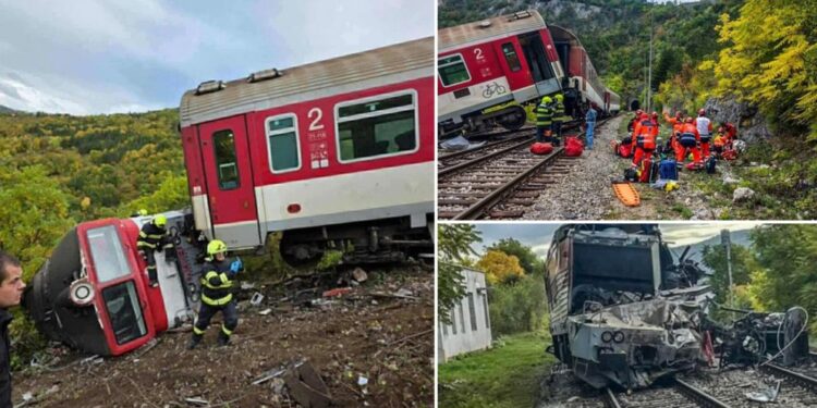 Σλοβακία: Σε… ανθρώπινο λάθος αποδίδεται το σιδηροδρομικό δυστύχημα σύμφωνα με τις αρχές