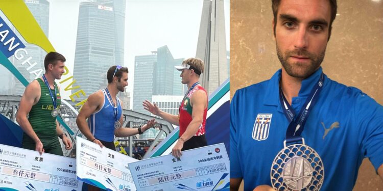 «Ασημένιος» ο εκπληκτικός Ντούσκος στο Παγκόσμιο της Σανγκάης