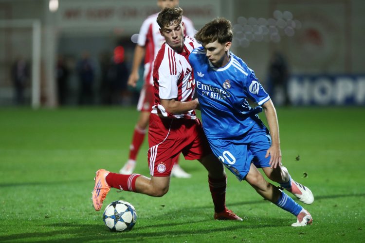 Κ19: Ολυμπιακός – Ρεάλ Μαδρίτης 0-2 – Μάχη μέχρι τέλους, αλλά η «Βασίλισσα» κυριάρχησε