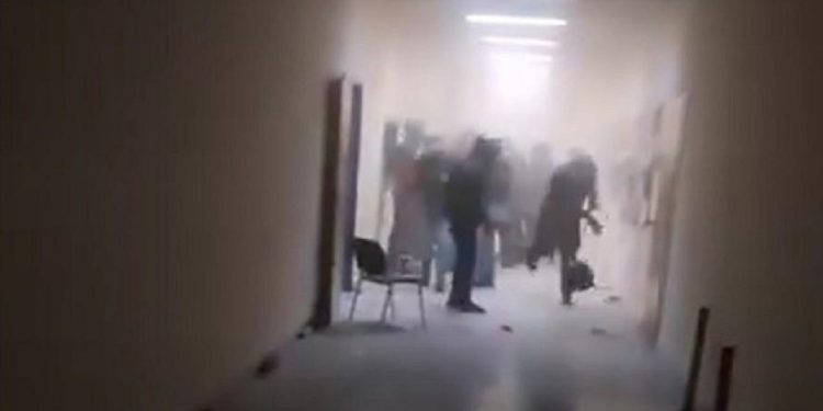 Ένταση το πρωί στο Πολυτεχνείο με προεκτάσεις για το… ΜέΡΑ25 (βίντεο)