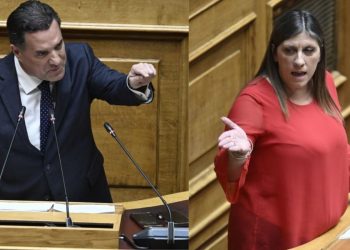 Γεωργιάδης και Κωνσταντοπούλου στην Ολομέλεια: «Επιτέλους ανάγωγη, σταμάτα» – «Είσαι Χίτλερ, είσαι αρχιψεύταρος»