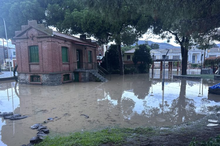 Μυτιλήνη: Ξεκινά η καταγραφή των ζημιών από τις καταστροφικές πλημμύρες