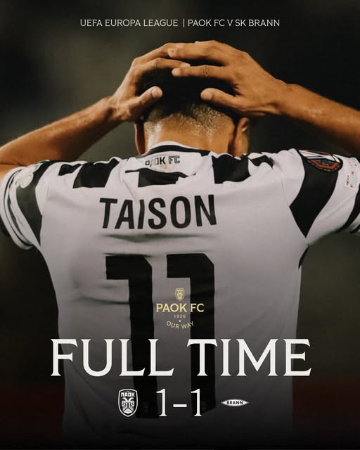 ΠΑΟΚ – Μπραν 1-1: Ο Δικέφαλος έχασε τη μάχη μέσα… από τα πόδια του!