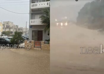 Κρήτη: Πλημμύρες, κατολισθήσεις και ποτάμια δρόμοι σε Χανιά και Ηράκλειο (Βίντεο -Φωτογραφίες)