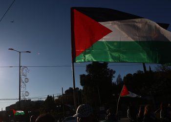 Δυναμική πορεία αλληλεγγύης στην Παλαιστίνη (φωτό)