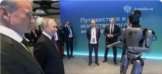 Eπίδειξη Τεχνολογικής δύναμης από Ρωσία: AI ρομπότ χορεύει για τον Πούτιν (βίντεο)