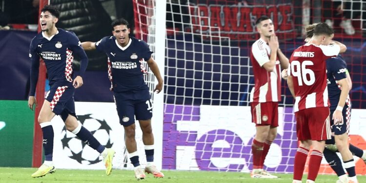 Ολυμπιακός – Αϊντχόφεν 1-1: Η τύχη γύρισε την πλάτη στους ερυθρόλευκους στο 93′