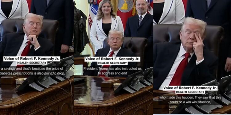 Ο Τραμπ «πιάστηκε» να… κοιμάται στο Οβάλ γραφείο – Το βίντεο που προκάλεσε σάλο