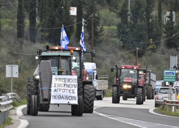 Αγρότες: Κλειστός ο κόμβος του Μπράλου – Από που η εκτροπή των οχημάτων