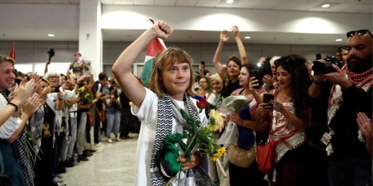 Λονδίνο: Συνελήφθη η Γκρέτα Τούνμπεργκ σε διαδήλωση υπέρ της Παλαιστίνης (βίντεο)