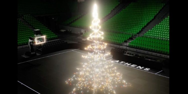 ΚΑΕ Παναθηναϊκός: Οι Χριστουγεννιάτικες ευχές της ομάδας μέσα από το glass floor