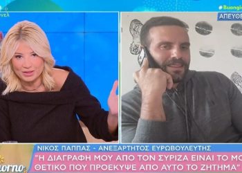Παππάς: «Δεν έριξα μπουνιά, απλώς σήκωσα χέρι» – Στο στόμα του έπιασε Πρίντεζη-Διαμαντίδη (βίντεο)