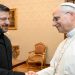 O Βολοντίμιρ Ζελένσκι συναντήθηκε με τον πάπα Λέοντα