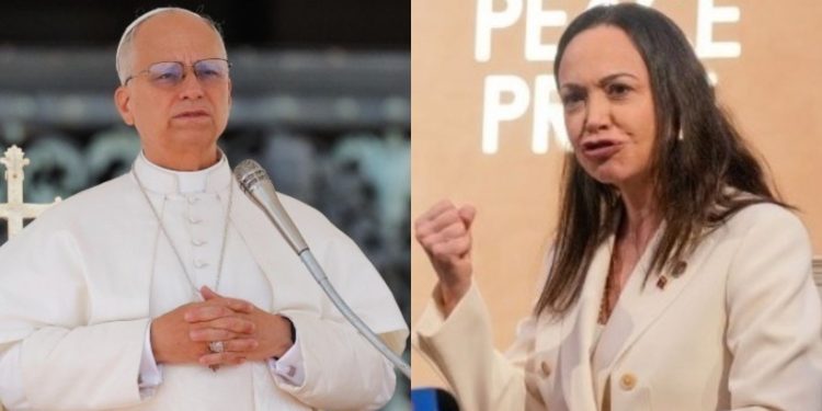 Στο Βατικανό η Ματσάδο – Ο Πάπας Λέων την έκανε δεκτή