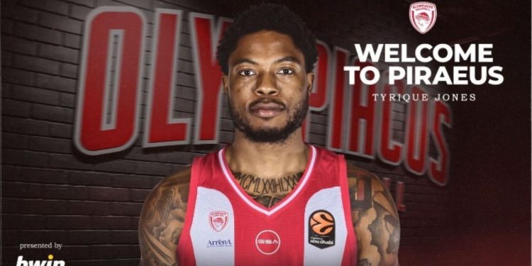 Ανακοίνωσε την απόκτηση του Ταϊρίκ Τζόουνς ο Ολυμπιακός