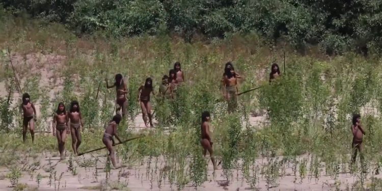 «Από πού θα έρθει το βέλος;» – Σπάνιο βίντεο από απομονωμένη φυλή του Αμαζονίου (βίντεο)