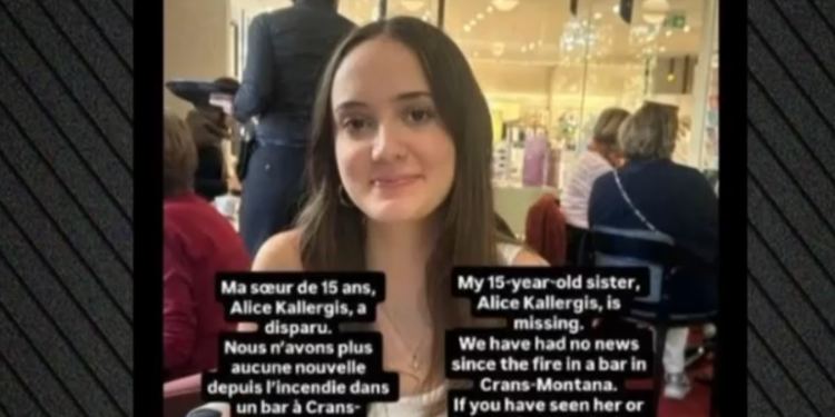 Μεταξύ των αγνοουμένων στο Κραν Μοντανά μια 15χρονη Ελληνίδα