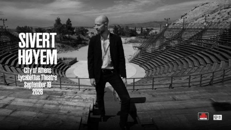 Ο Silvert Høyem sτο Δημοτικό Θέατρο Λυκαβηττού στις 19 Σεπτεμβρίου