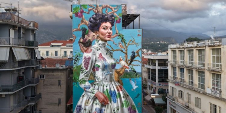 Καλαμάτα: Η τοιχογραφία που ξεχώρισε παγκοσμίως και διεκδικεί τον τίτλο του 2025 (φωτό)