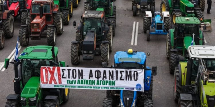 Στο μπλόκο Μαλγάρων παραγωγοί λαϊκών αγορών για στήριξη στους αγρότες