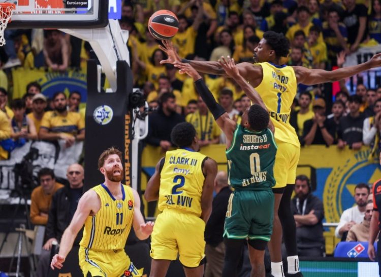Πάλεψε Παναθηναϊκός στο Τελ Αβίβ αλλά ηττήθηκε από τη Μακάμπι με 71 -75