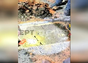 «Βιολάντα»: Βρέθηκε τρύπα σε σωλήνα μεταφοράς προπανίου – Φωτογραφία ντοκουμέντο από το σημείο της διαρροής