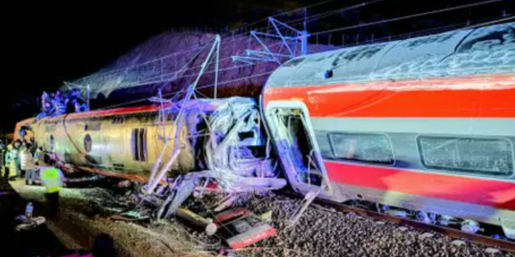 Ισπανία: Εκτροχιάστηκαν τρένα στην Ανδαλουσία – Τουλάχιστον 10 νεκροί και δεκάδες τραυματίες