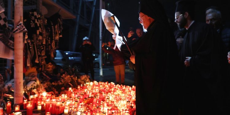 Δακρυσμένος ο Οικουμενικός Πατριάρχης στην Τούμπα (βίντεο)