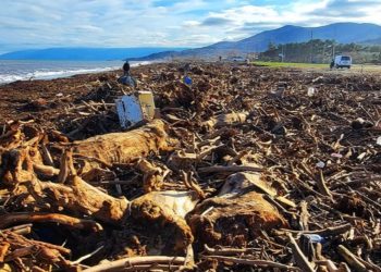 Λάρισα: Αγνώριστη η γέφυρα Καλατράβα στον Αγιόκαμπο μετά την κακοκαιρία (βίντεο)