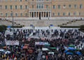 Μεγάλη συγκέντρωση των αγροτών στο Σύνταγμα (βίντεο)