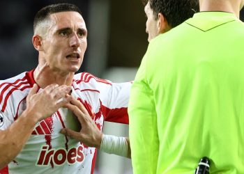 Πειθαρχική δίωξη σε Ποντένσε και Ολυμπιακό μετά το ντέρμπι με την ΑΕΚ